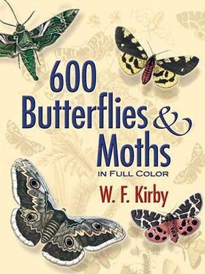 cover image of 600 Butterflies and Moths in Full Color